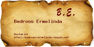 Bedross Ermelinda névjegykártya